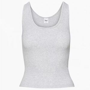 Tna ribbed tank grey size small NWOT
